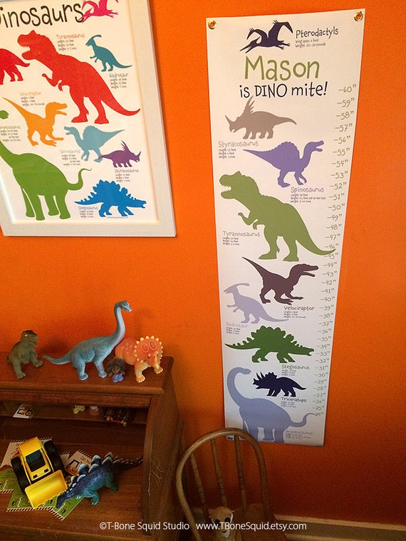 Dinosaur Growth Chart for Kids