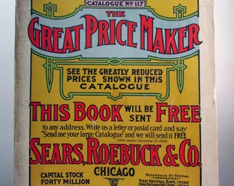 1969 reproduction of the popular 1908 Sears Roebuck Catalogue