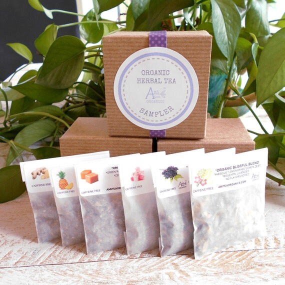 HERBAL TEA Organic Sample Gift Box /All Occasion by