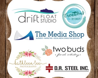 Logo Design - Custom Logo Design - Photography Logo - Clothing Logo - Handmade Logo - Flower Logo - Business Branding - Professional Logo