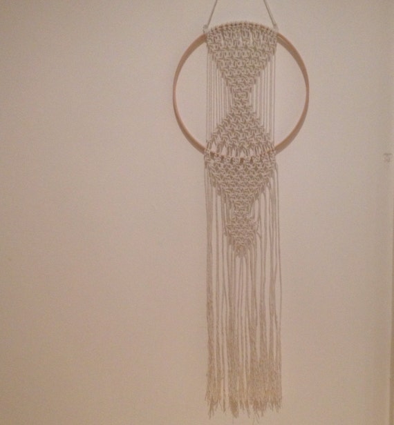 Macrame wall hanging boho decor modern macrame hoop art Macrame wall hanging boho decor modern macrame hoop art on Modern Boho Wall Decor
id=15376