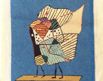 Cubism Needlepoint Abstract Modern Art Petit Point