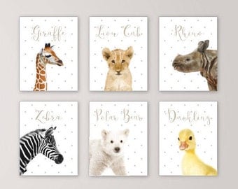 Safari Wall Art zoo animals canvas nursery decor wall art safari animals Safari Wall Art zoo animals canvas nursery decor wall art safari animals