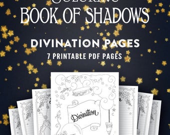 Divination: Printable Book of Shadows Pages