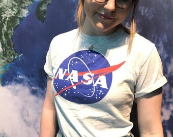 NASA Meatball Short Sleeve Tshirt in Ash