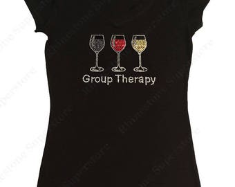 group therapy wine shirt