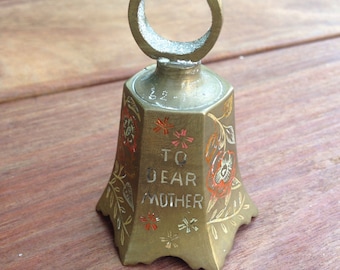 Vintage Brass Bell India For Mother