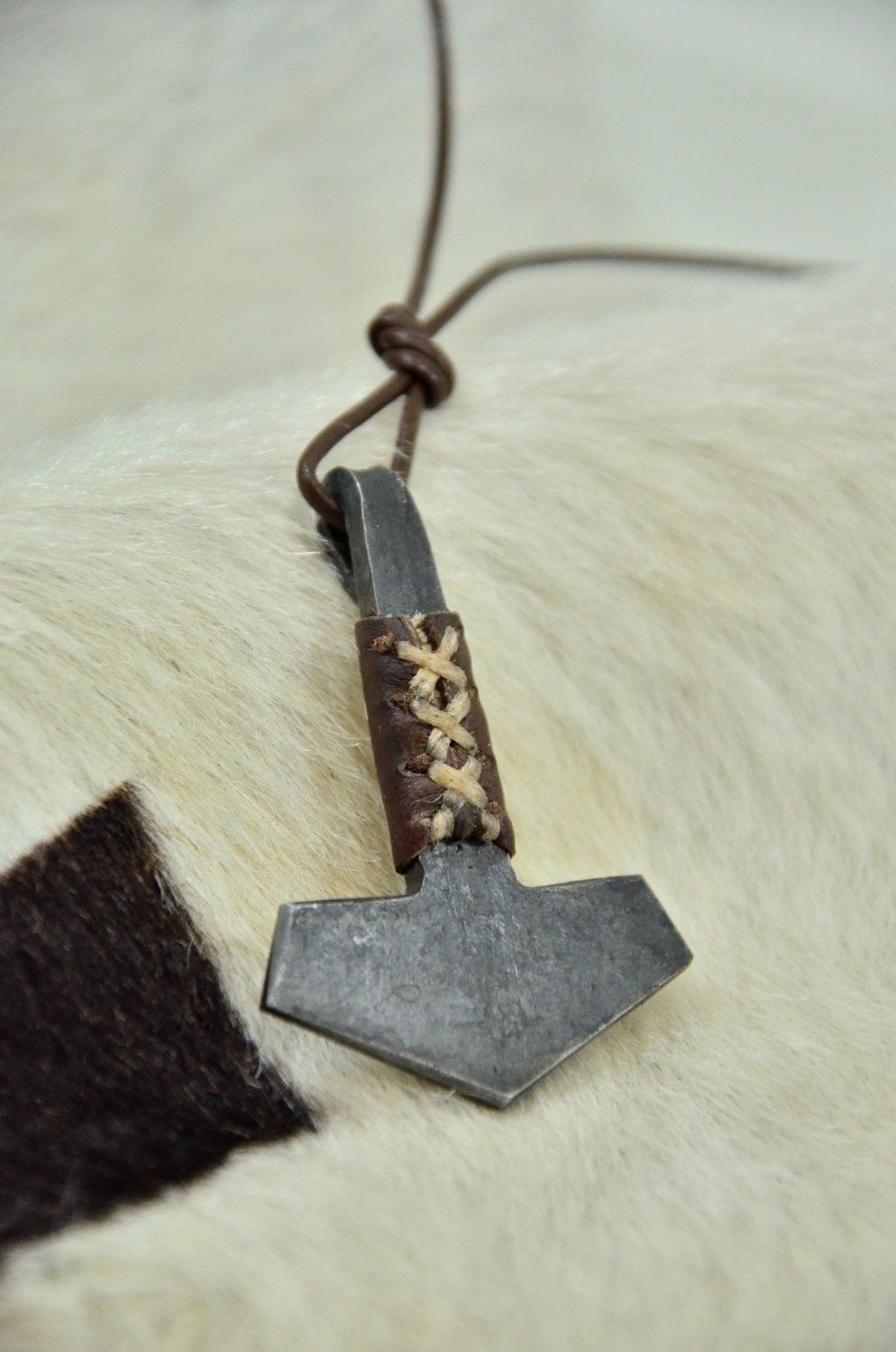 Thor S Hammer Necklace Mjolnir Pendant Hand Forged   Il Fullxfull.1148800899 Qs6l 