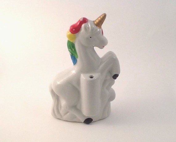 white unicorn figurine