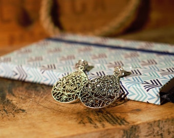 Orecchini pendenti con pendente / Ear-pendants with pendant