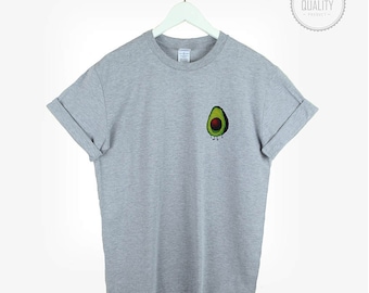 AVOCADO pocket t-shirt shirt tee unisex womens mens cute kale vegan floral cactus tumblr pinterest instagram graphic gift *brand new