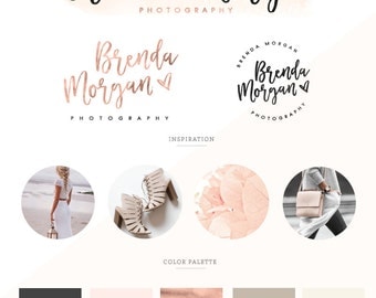 Logo design/ Branding Kit/ Branding package/ Watercolor logo design/ Business logo design, photography logo/ premade logo/ watermark logo