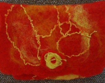 Hand Felted Treasure Bag