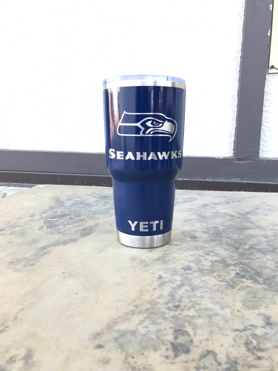 Seattle Seahawks YETI Cup Custom Powder Coated by batreasures85