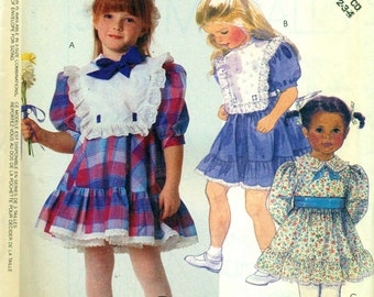 McCall's 3243 Ruffles & Lace Size 2-3-4 Dress  ©1987