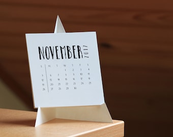 2017 Calendar, Desk Calendar, 2017 Desk Calendar, Download Calendar, Printable Calendar, Monthly Calendar, PDF Calendar, Calendar 2017, 2017