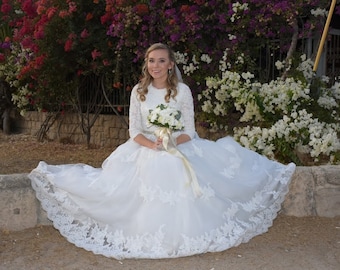 Modest Wedding Dresses with Sleeves
