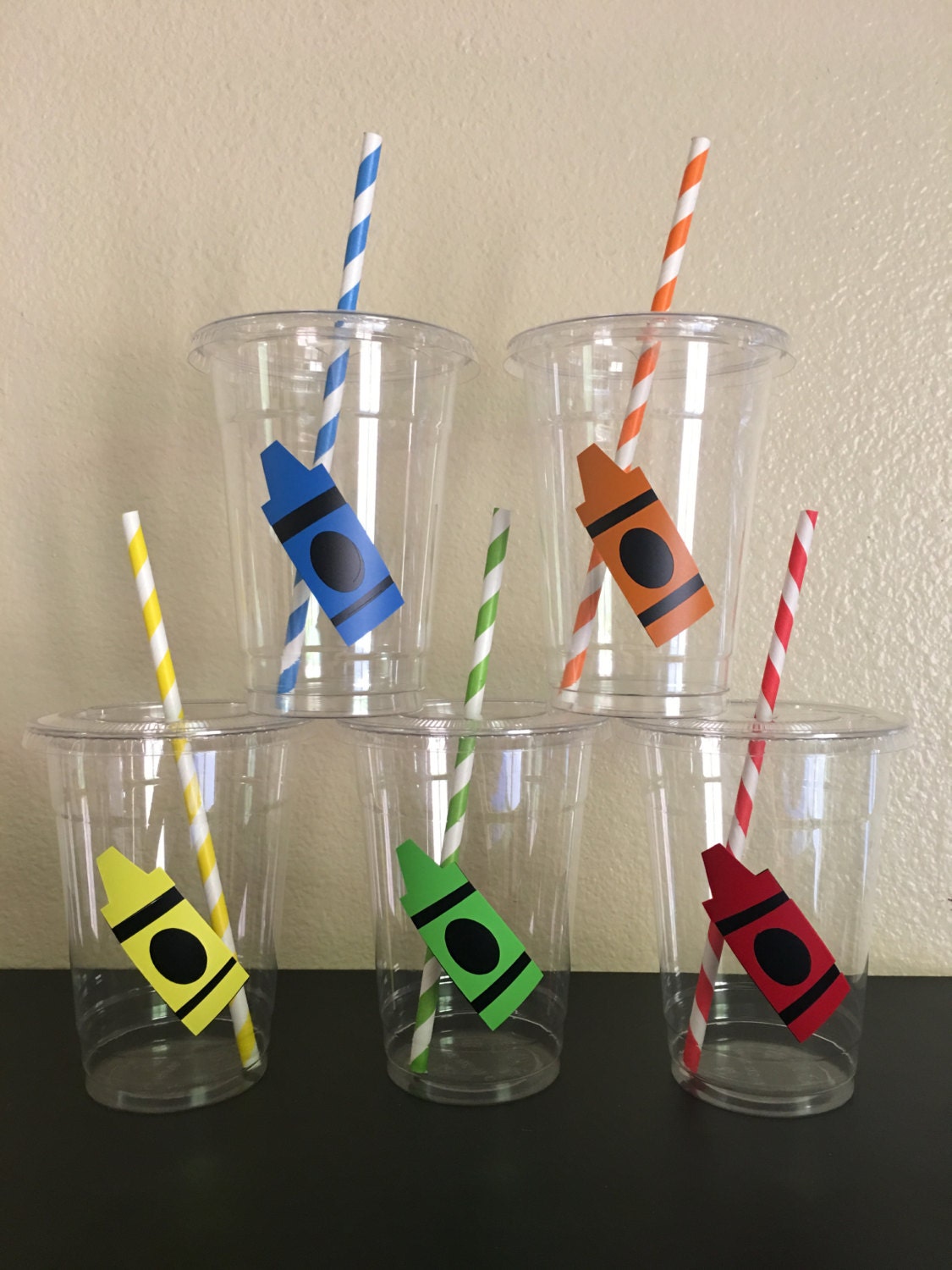 Crayon Party Cups Art Party cups Artist Party