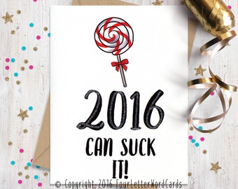 New Years Cards, Funny New Years Card, New Years Gift, Funny Greeting Card, Christmas Cards, Holiday Cards, Funny Holiday Card