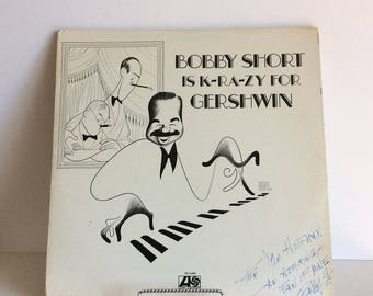 Bobby Short Autographed Lp, American Cabaret Singer and Pianist Signature, African American Singer, Singer Big Band Signed Autograph Album