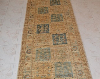 FREE SHIPPING 388 by 86 CM Superb Natural Dye Washable Bakhtiari Runner