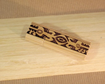 Flash drive, custom bamboo - 128 MB - the perfect gift