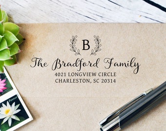 Self Inking Return Address Stamp - Wedding Return Address Self Inking Stamp - Custom Address Stamp - Address Stamp - 121
