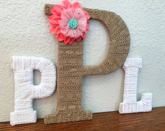Wall Decor Letters letter decor | etsy Wall Decor Letters letter decor | etsy
