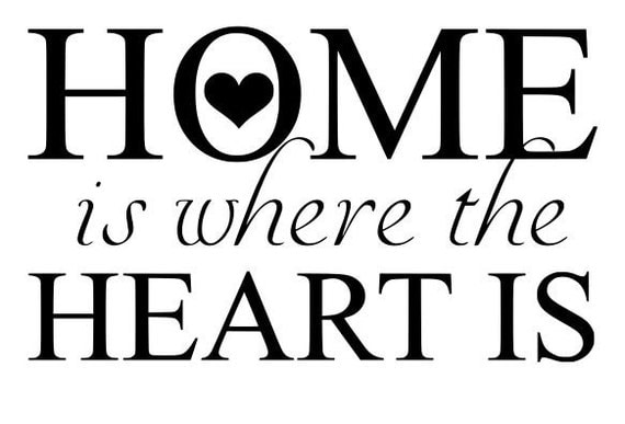 Download Home is where the heart is SVG File Quote Cut File