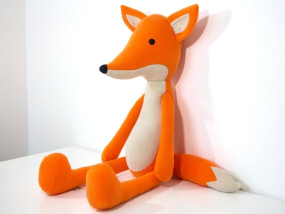 orange fox plush