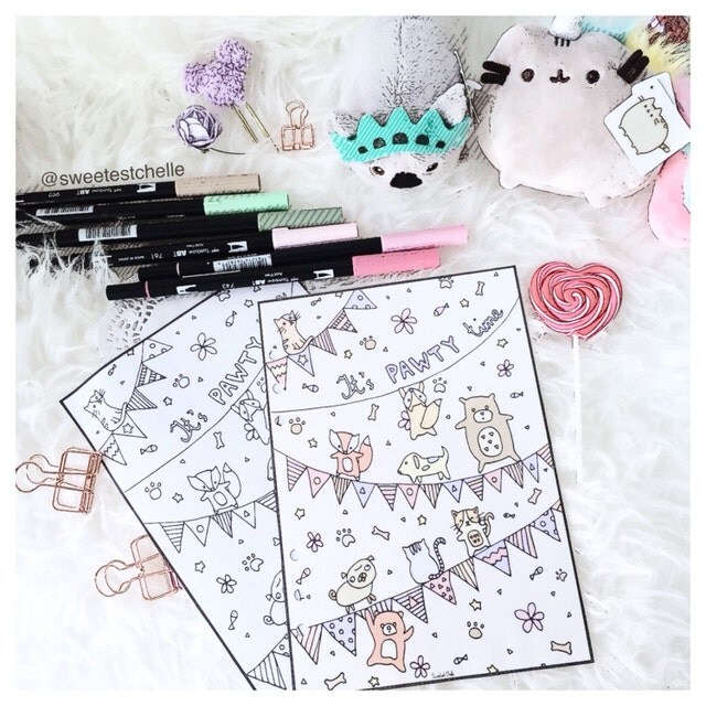 Cute Hand-drawn Printables for Planner Lovers by SweetestChelle