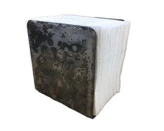 Forged Iron Napkin Holder - Square Top