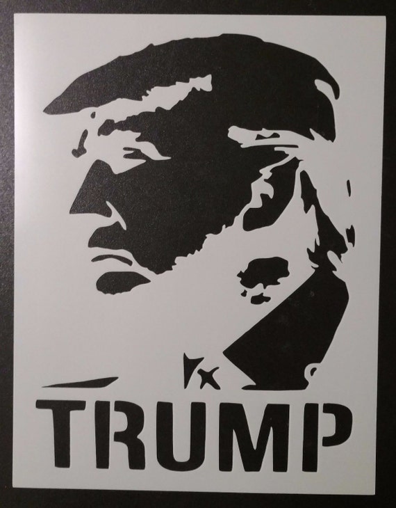 donald-trump-president-profile-custom-stencil-fast-free