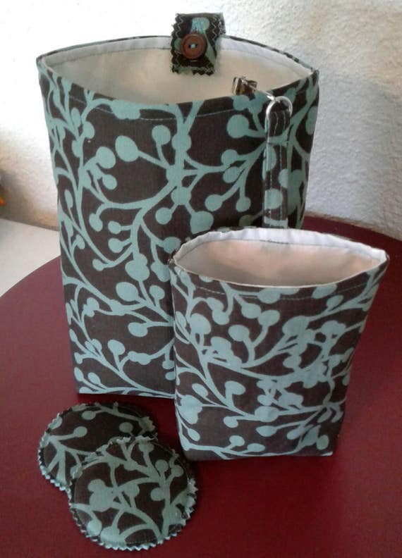 Car Trash Bag Cup Holder Coasters Vent Clip Caddy Bundle