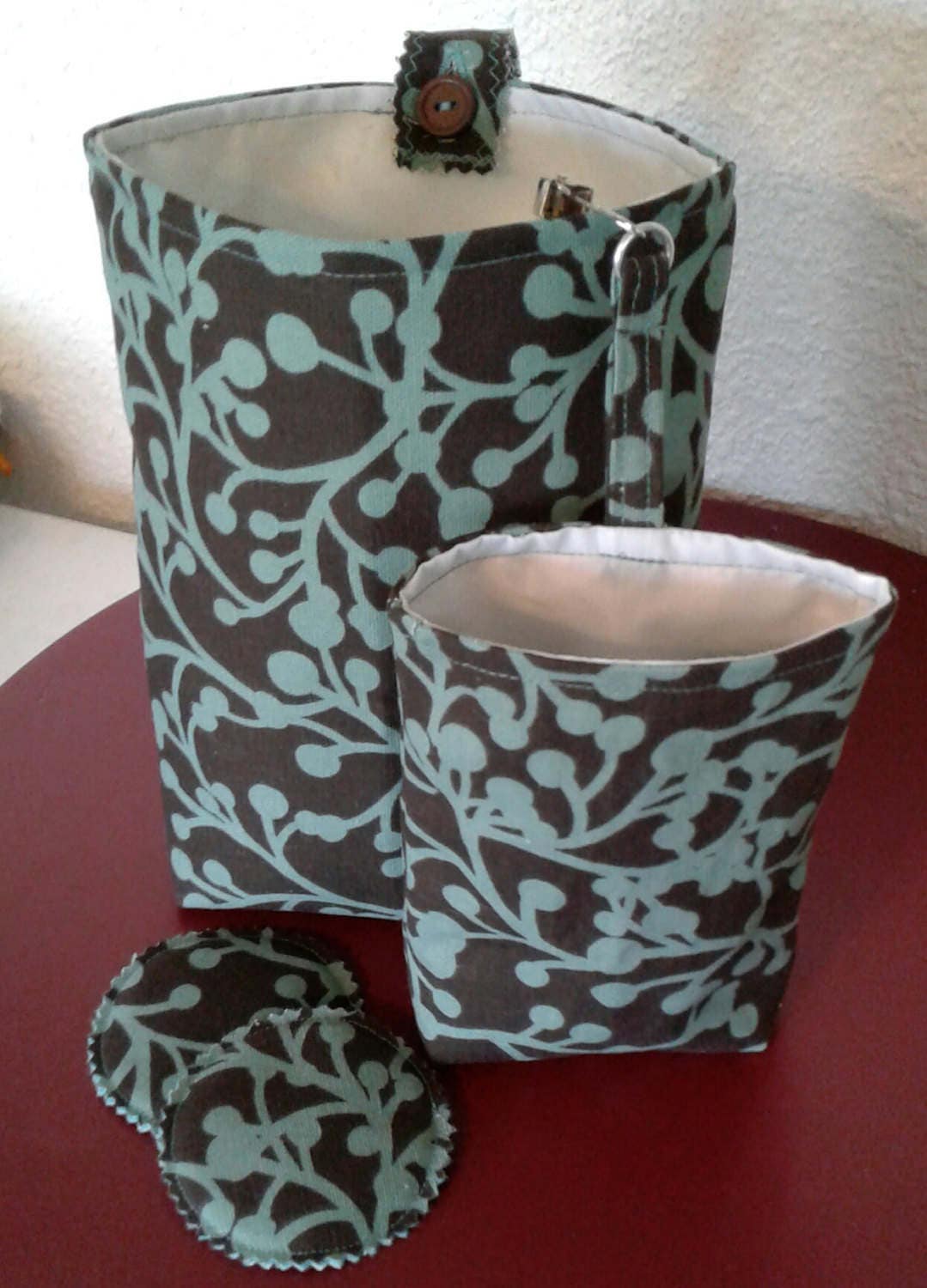 Car Trash Bag Cup Holder Coasters Vent Clip Caddy Bundle