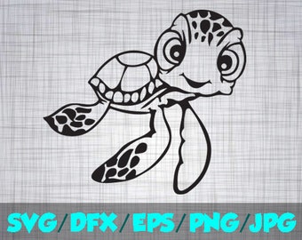 Nemo SVG Iron On Decal Cutting File / Clipart in Svg, Eps, Dxf, Png Jpeg for Cricut & Silhouette Mickey Mouse Baby Squirt Crush Finding Nemo