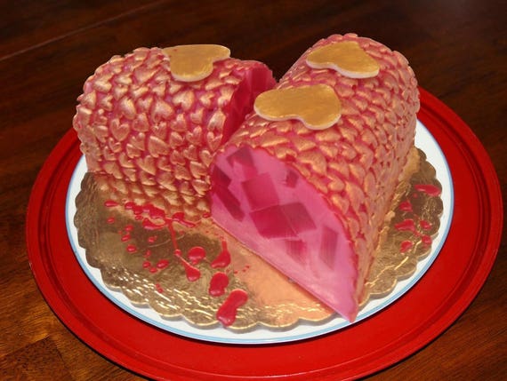 I love you Gift, Pomegranate Artistic Glycerin Scented Soap Cake, Ornamental Room Deodoriser, Designer Soap, Table Centerpiece, Unique Gift