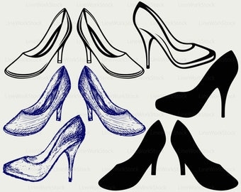 High heels svg,heels clipart,high heels svg,heels silhouette,heels cricut cut files heels clip art,heels digital download designs,svg,dxf