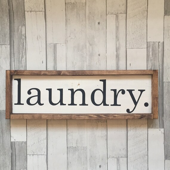 Laundry Sign Farmhouse Sign Farmhouse Decor