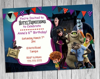 Hotel Transylvania Invitation