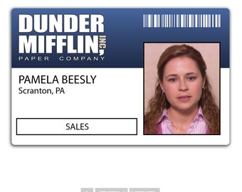 Current image with regard to dunder mifflin name tag printable Gargantuan image with dunder mifflin name tag printable