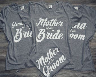 Mother-of-the-Bride Shirt, Mother-of-the-Groom Shirt, Mother of the Bride T-Shirt Top, Mother of the Groom T-Shirt Top, Tee Shirt Crew Neck