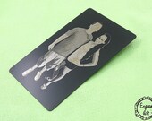 Deployment Gift - Personalized Steel Wallet Insert Engrave