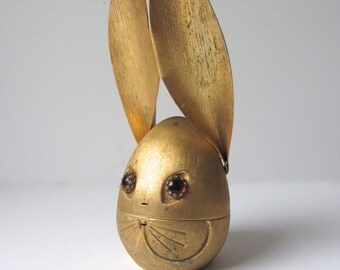 Brass Bunny Rabbit Figure