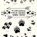 Woodland Nursery Print Animal Tracks Print Forest Nursery