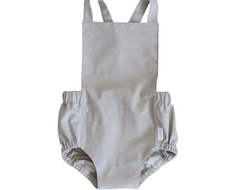 Grey Dune Romper, Baby Romper, Toddler Romper, Kids Romper, Girls Romper, Boys Romper, Sunsuit, Romper