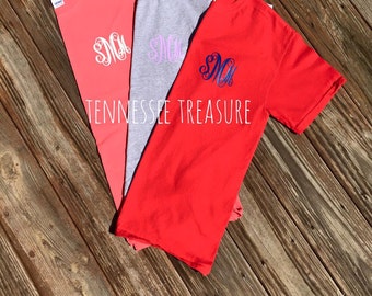 mlb monogram tee