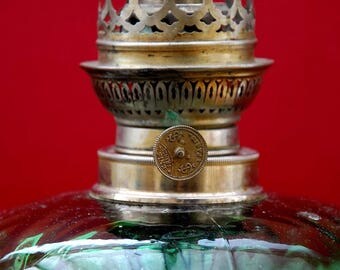 French Antique Oil Lamp