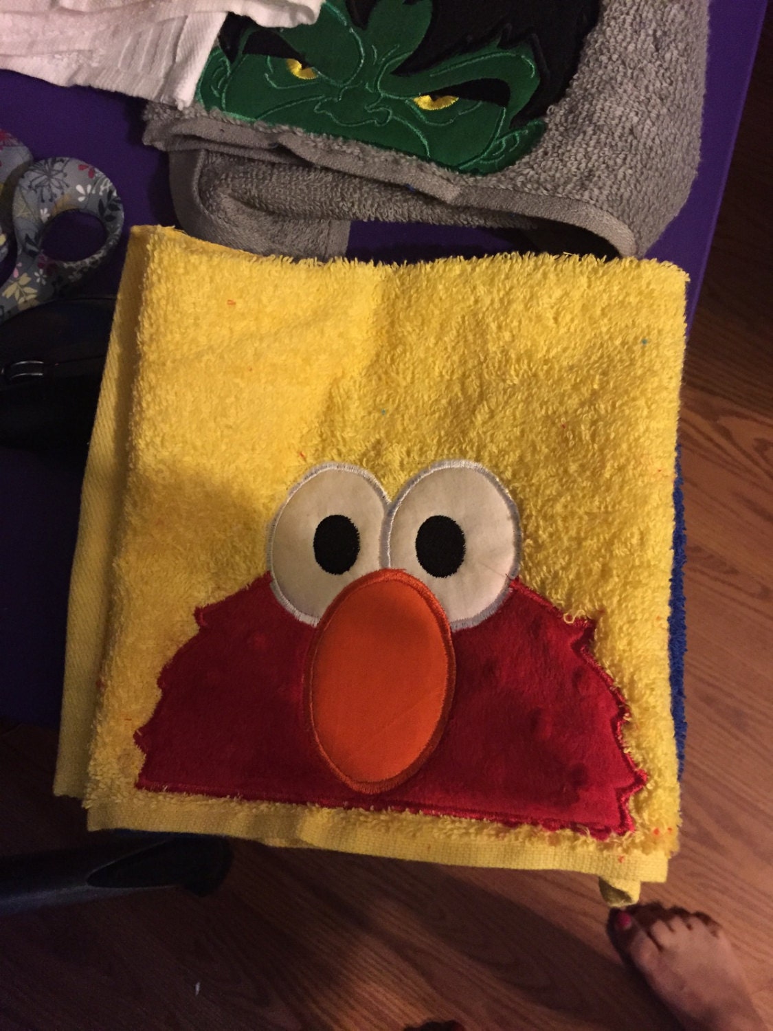 Elmo Hooded Towel