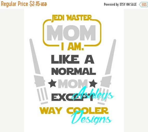 Download 50% OFF Jedi Mom Dad Star Wars SVG DXF File by TheSVGcorner